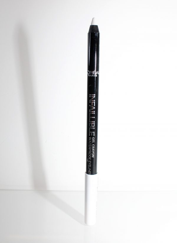 L`OREAL INFALLIBLE GEL CRAYON 24HR WATERPROOF EYELINER- WHITE IS WHITE (14)