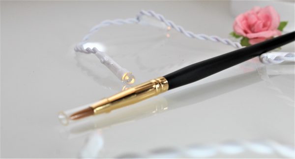 LYDIA PROFESSIONAL LIP BRUSH -  BLACK / GOLD
