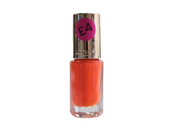 L`OREAL COLOR RICHE NAIL POLISH  - FESTIVE ORANGE (195)