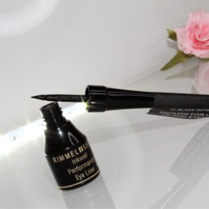 RIMMEL SILKS INKWELL PERFORMANCE LIQUID EYELINER -BLACK NOTE (01)