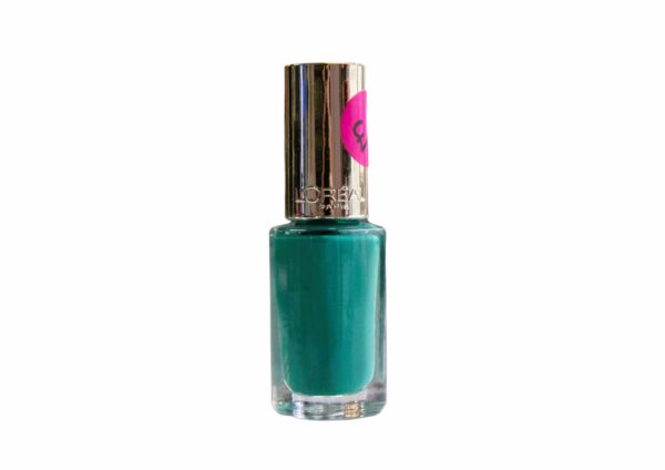 L`OREAL COLOR RICHE NAIL POLISH  -GREEN LOL (244)