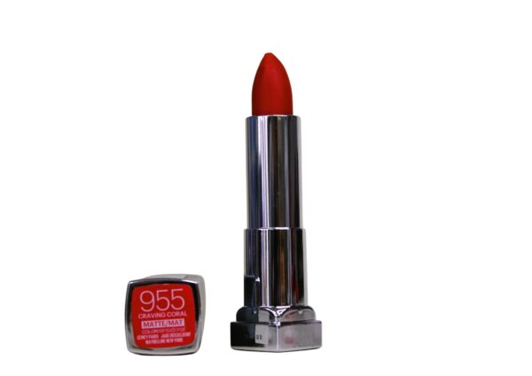 MAYBELLINE COLOR SENSATIONAL MATTE LIPSTICK -CRAVING CORAL - SHADE 955
