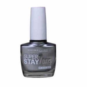 MAYBELLINE SUPER STAY GEL NAIL COLOR - METALLIC SILKS - SILVER SATIN 881