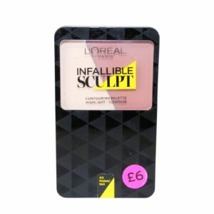 LOREAL PARIS INFALLIBLE SCULPT HIGHLIGHT & CONTOURING PALETTE 03 MEDIUM \ DARK