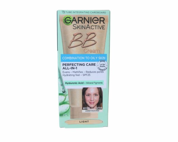 GARNIER SKIN ACTIVE BB CREAM - LIGHT COMBINATION - OILY SKIN
