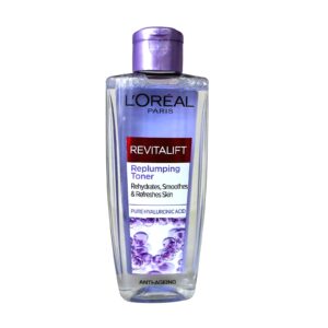 LOREAL REVITALIFT REPLUMPING TONER - ANTI AGEING  - HYALURONIC ACID 200ML