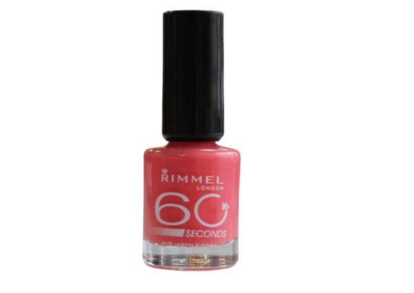 RIMMEL LONDON 60 SECONDS NAIL POLISH - INSTYLE CORAL 415