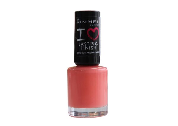RIMMEL LASTING FINISH LONDON NAIL POLISH - NO TAN LINES HERE 503