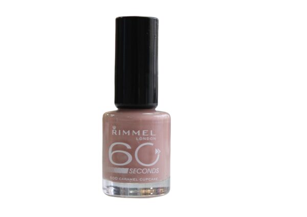 RIMMEL 60 SECOND NAIL POLISH CARAMEL CUPCAKE 500