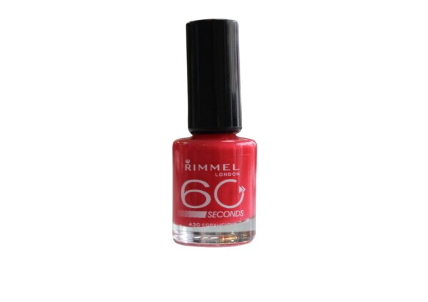 RIMMEL LONDON 60 SECONDS NAIL POLISH - CORALICIOUS 430