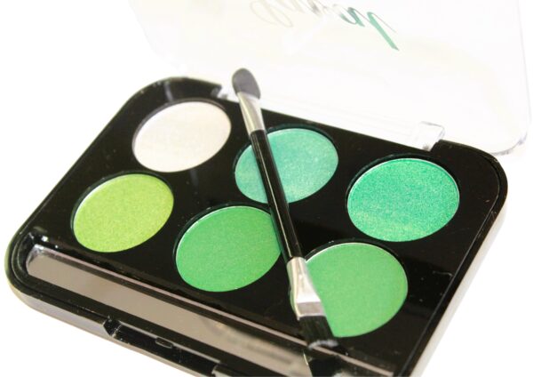 LAVAL EYESHADOW PALETTE - SILVER AND GREEN - Image 2