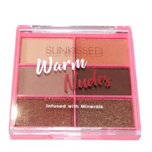 SUNKISSED WARM NUDES EYESHADOW PALETTE MINERAL INFUSED