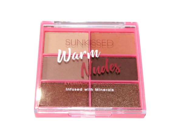 SUNKISSED WARM NUDES EYESHADOW PALETTE MINERAL INFUSED