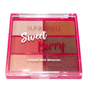 SUNKISSED SWEET BERRY EYESHADOW PALETTE - MINERAL INFUSED