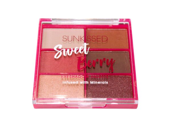 SUNKISSED SWEET BERRY EYESHADOW PALETTE - MINERAL INFUSED