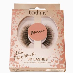 TECHNIC LUXE FALSE EYELASHES FAUX MINK 3D EFFECT  - MINNIE