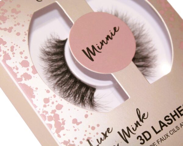 TECHNIC LUXE FALSE EYELASHES FAUX MINK 3D EFFECT  - MINNIE - Image 2