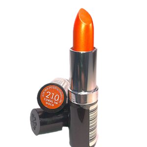 RIMMEL LASTING FINISH LIPSTICK - 210 CORAL IN GOLD