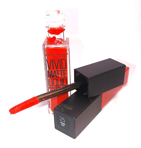 MAYBELLINE VIVID MATTE LIQUID - 25 ORANGE SHOT