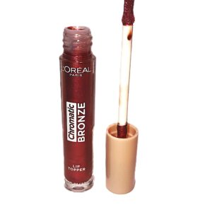 LOREAL CHROMATIC BRONZE LIP TOPPER - 04 RED TONIC