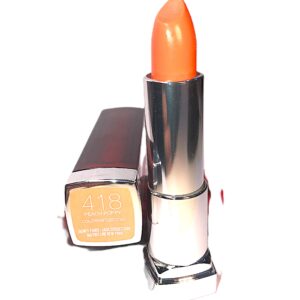 MAYBELLINE COLOR SENSATIONAL LIPSTICK - 418 PEACH POPPY